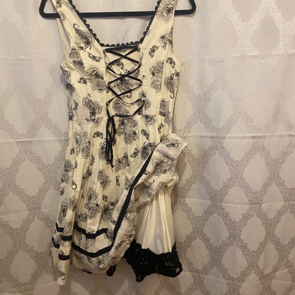 Halter corset style swing dress